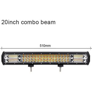 Offroad Led Licht Bar Dual Kleur Pods Strobe Knipperende 9-30V Auto Suv Vrachtwagen Wagon Motorcycle Flash Night indicator Rijden Lamp