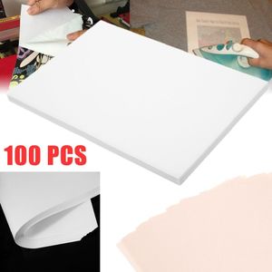 100 Vellen A4 Sublimatie Warmte-overdracht Papier Voor Polyester Katoen T-shirt Kussen Stoffen Doek Telefoon Geval Afdrukken