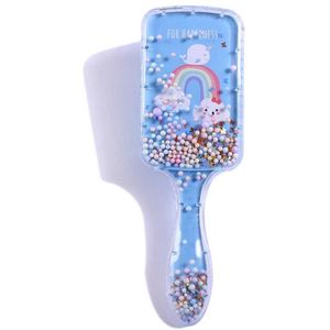 Cartoon Regenboog Eenhoorn Panda Haar Borstel Luchtkussen Kam Transparante Massage Haar Kam Plastic Detangling Hair Brush Voor Meisjes