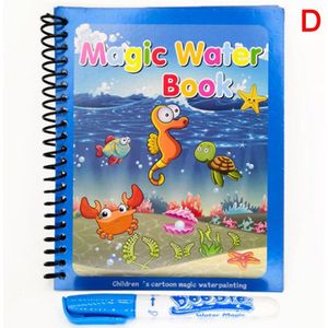 Kleurboek Magic Pen Schilderen Tekentafel Voor Kinderen Speelgoed Magic Water Tekening Boek Herhaald Herbruikbare Boek Dj