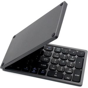 Komodo Draagbare Mini Folding Wireless Bluetooth Keyboard Met Numeriek Toetsenbord Voor Windows Android Ios Tablet Ipad Telefoon
