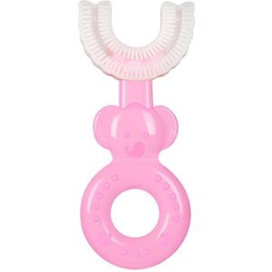 Kids U-Vormige Tandenborstel Food Grade Zachte Siliconen Borstel Hoofd, 360 ° Orale Tanden Reinigen Voor Peuters En Kinderen