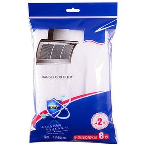 Vogvigo 2 Stuks Thuis Afzuigkap Anti-Olie Filter Olie Stickers Absorptie Papier Fume Papier Kap Olie Filter Kap