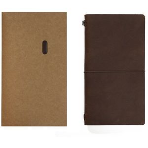 ERAL traveler's notebook-medium size. Top laag lederen handgemaakte. Prive planner bullet journal sketchbook.