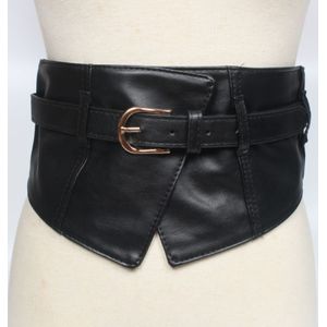 Spring And Summer Waist Seal Wide Belts DEAT Pu Leather Metal Head