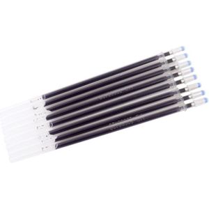 Nieuw 100 Stuks Warmte Wissen Pen Vullingen Hoge Temperatuur Verdwijning Pen Vullingen Lederen Kledingstuk Dash Markers Pen Vullingen