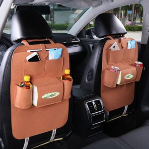 Imbaby Autostoel Opbergdoos Auto Vilt Opknoping Tas Pu Lederen Pad Wandelwagen Reistas Auto Reizen Tray Seat Accessoires