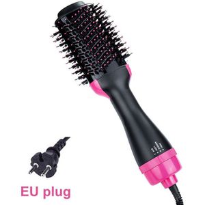 Haar Pluizige Air Kam Multifunctionele Föhn Negatieve Ionen Blazen Kam 4 Versnellingen Rechte Krullend Haar Innerlijke gesp Modellering