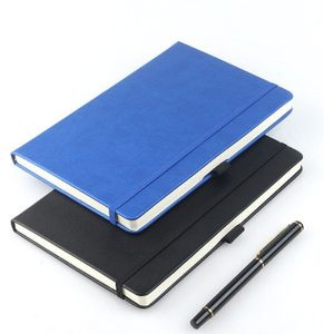 Klassieke Notebook Lederen Hardcover (Zacht Aanraken), A5, 200 Pagina 'S, Gevoerd, 80GSM, perfect Voor Dagboek, Journaling, Regelmatige Schrijven