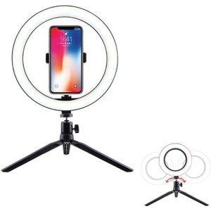 Led Ring Licht 10Inch Dimbare Selfie Lamp Met Statief Fotografie Camera Telefoon Licht Voor Make Video Live