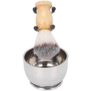 Scheren Kom Kit Slagvast Scheerkwast Kit Firm Stevig Voor Thuis Voor Kapsalon Voor Gezicht Verzorgen Voor Mannen