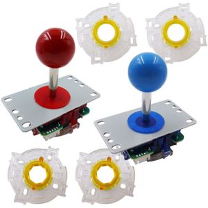 SJ @ JX Arcade Game Joystick Kit Fight Stick Circulaire Achthoekige Limiter voor PC Raspberry Pi MAME