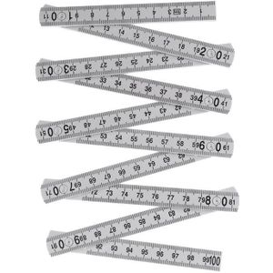 1Pc 1M/2M 10-Onderdelen Vouwen Timmerlieden Liniaal Lichtgewicht Compact Meten Stok Slide Fold Up voor Houtbewerking