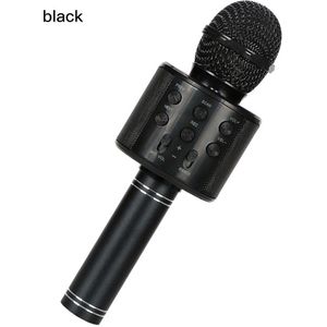 WS858 Draadloze Bluetooth Koraoke Microfoon Thuis Party Draagbare Handheld Mic Speaker Conderser Microfoon Voor Android/Iphone/Pc