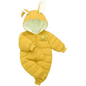 Bobora Baby Jongens Meisjes Katoenen Romper Winter Snowsuit Warm Down Jumpsuit Winddicht Puffer Romper