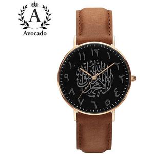 Avocado Luxe Heren Horloges Zwarte Arabische Quartz Horloge Rose Goud Roestvrij Stalen Mesh Met Eenvoudige Klok Reloj Masculino