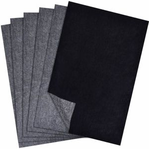 50 Sheets/Pack Carbon Transfer Papier, Zwart Tracing Papier Voor Hout, Papier, canvas En Andere Art Oppervlakken, 9X13 Inch