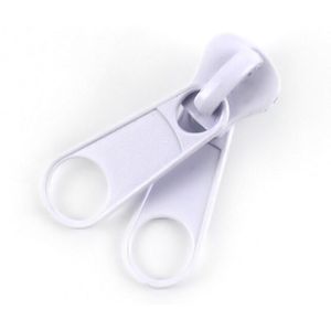 Meetee 5Pcs 10 # Dubbelzijdig Voor Hars Ritsen Hoofd Rits Slider Kleding Naaien Ritsen Puller Vervangbare Accessoires Reparatie zip