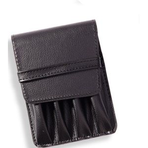 kleur potlood tas Lederen Pouch voor Luxe Pennen 4 Slots Fontein/Balpen/Vulpen Etui Bag 1 stks