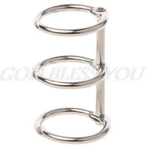 Diy Metalen Clip 3 Gaten Ring Voor Notebook Losbladige Agenda Fotoalbum Binding