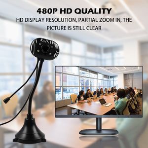 Usb Hd Webcam Camera Webcam Met Microfoon Voor Pc Laptop Desktop Computer