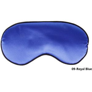 1Pc Pure Zijde Sleep Rest Eye Mask Travel Relax Aid Blinddoeken Eye Aid Blinder Gewatteerde Shade Cover Slapen aid Soft Eye Mask