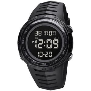 Skmei Datum Week Sport Horloge Mannen 2 Tijd Waterdicht Heren Digitale Horloges Pu Leather Soft Horloges Voor Mannen Reloj hombre 1632