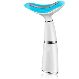 Gezicht Nek Massager Anti-Aging Led Licht Sonic Trillingen Warmte Rimpelverwijdering Huidverstrakking Hals Lift Schoonheid Apparaat