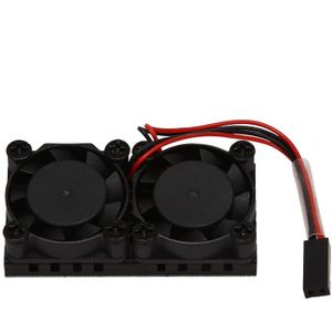 Voor Raspberry Pi 4 Model B Dual Fan Met Koellichaam Ultieme Dubbele Koeling Fans Cooler Voor Raspberry Pi 4B/3B +