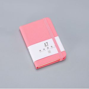 A7 Notebook Draagbare Zakken Notebook Mini Draagbare Business Notebook Briefpapier Dikke Notebook Vrouwelijke Kleine Notebook A6