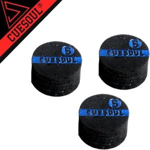 Cuesoul 10 Mm Biljartkeu Tips Voor Snooker 10 Mm Diameter S M H 6 Layer Gebakken Lederen Biljart Accessoires