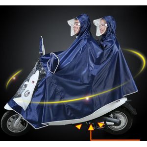 Outdoor Fiets Motorrijder Regenjas Dubbele Mensen Poncho Verdikking Mode Poncho 5XL Regenkleding