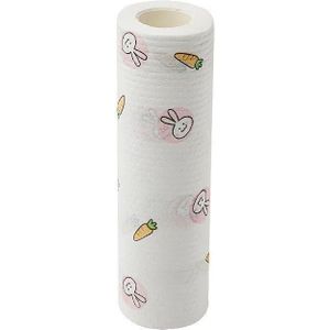 50 Vel/Roll Herbruikbare Lui Rag Bamboe Handdoeken Keuken Schotel Doek Papieren Handdoek Roll Organische Wasbare Schotel Doeken