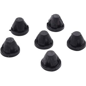 Set Van 5 Auto Motorkap Grommets Sockets Wasmachine Rubber Trim Duurzaam 03G103184 Zwart