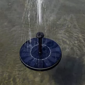 Drijvende Fontein Op Zonne-energie – 13 Cm – 6 Sproeiers – Voor Vijver, Vogelbad En Tuin – Milieuvriendelijk