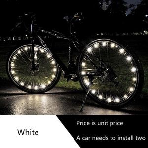 20LED/86.6 Inch 7 Kleur Fiets Spoke Wheel Light Waterdichte Racefiets Wiel Licht Mtb Fiets Rijden Motorfiets Knipperende licht