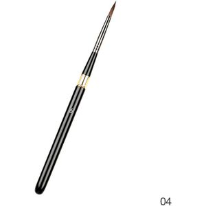 1Pc Artistieke Art Eekhoorn Haar Kwast Schilderij Borstels Afneembare Aquarel Borstel Voor Tekening Art Supplies