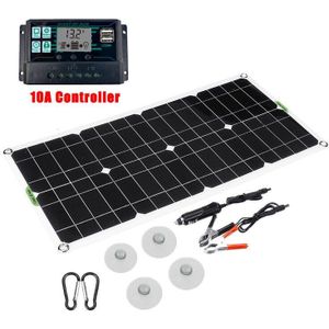 Portable Zonnepaneel Kit 100W 18V Dual Usb-poort Met 30A Solar Laadregelaar Monokristallijn Module Auto Yart batterij Oplader