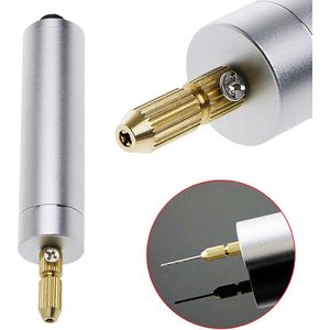 Diy Mini Micro Kleine Elektrische Aluminium Hand Boor Dc 5V Voor Motor Pcb