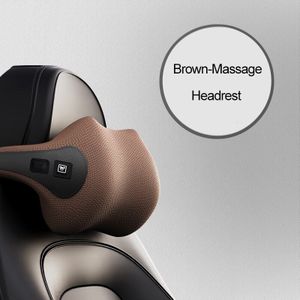 Jinserta Auto Massage Neksteun Kussen Office Seat Terug Hoofdsteun Kussen Ondersteuning Simulatie Menselijk Massage Reizen Thuis Kussen