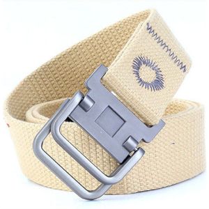 Mannen Riem Verdikte Canvas Riem Dubbele Gesp Duurzaam Cowboy Broek Riem Voor Outdoor Sport Xin