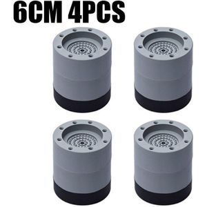 4 Stuks Anti Vibration Voeten Pads Rubber Benen Slipstop Stille Skid Raiser Mat Voor Wasmachine Ondersteuning Dempers Stand Accessoires