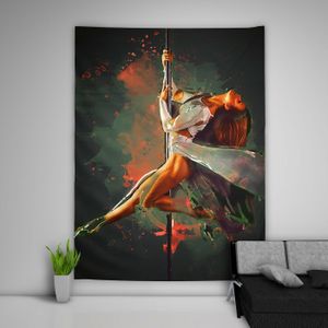 Dance Lady Muur Opknoping Wandtapijten Psychedelische Slaapkamer Home Decoratie