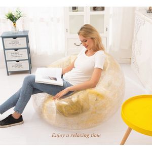 Luie Sofa Water Sofa Opblaasbare Fauteuil Outdoor Enkele Sofa Outdoor Vouwen Fauteuil Transparante Kruk Leisure Kruk Camping