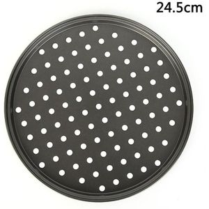 1Pcs Platte Lade Oven Punch Carbon Stalen Bakken Schotel Hittebestendig End Harde Thuis Non-stick Keuken effen Schotel Film Pizza Tra Q3W4