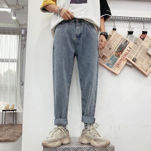 LAPPSTER Mannen Koreaanse Fashions Rechte Jeans Harembroek Denim Mannen Hip Hop Vintage Jeans Hoge Taille Casual Kleding