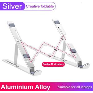 Aluminium Laptop Stand Laptop Houder Voor Macbook Pro Notebook Draagbare Opvouwbare Beugel Notebook Stand Sfor Notebook