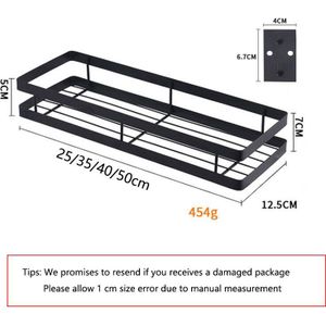 Baffect Keuken Plank voor Kruidenpotjes Metalen Kruidenrek Muur Planken Plakken/Boor Opslag Rack Houder Voor Breiden Ruimte houden Netjes