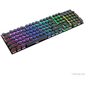 104 Stks/set Universl Keycap Doorschijnend Key Cap Cover Mechanische Toetsenbord Keycaps Vervanging Ergonomische Ronde/Vierkante Keycaps