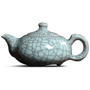 170 ml Crackle Glazuur Broer Oven Longquan Celadon Prachtige Theepot Zisha Keramiek Kunst yixing Klei Antiek Porselein Thee set